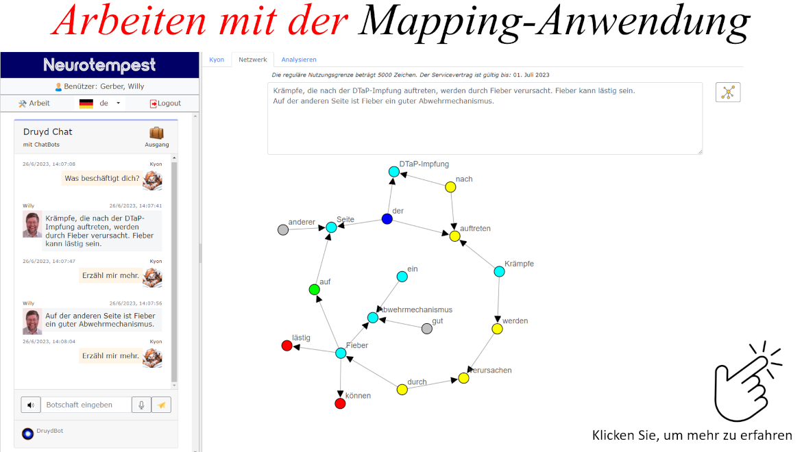 Arbeiten mit der Mapping-Anwendung