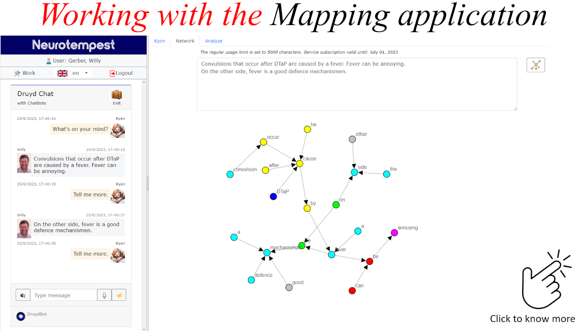 Working with the Mapping application