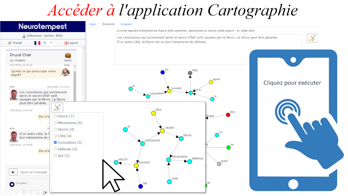 Accéder à l'application Cartographie